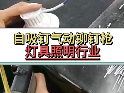 自吸釘氣動鉚釘槍-燈具照明行業